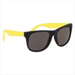 Black with Yellow Temples Side